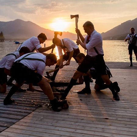 Wolfgangsee Seeblickplatzl 220 - Mit Tollem Seeblick! Strobl Buitenkant foto