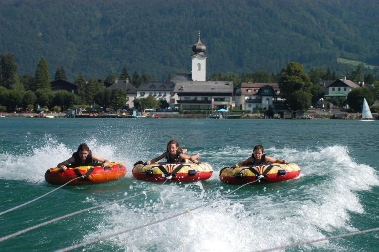 Wolfgangsee Seeblickplatzl 220 - Mit Tollem Seeblick! Strobl Buitenkant foto