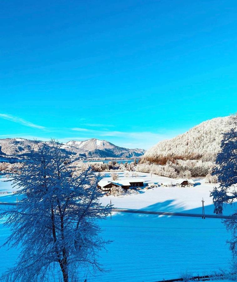 Wolfgangsee Seeblickplatzl 220 - Mit Tollem Seeblick! Strobl Buitenkant foto