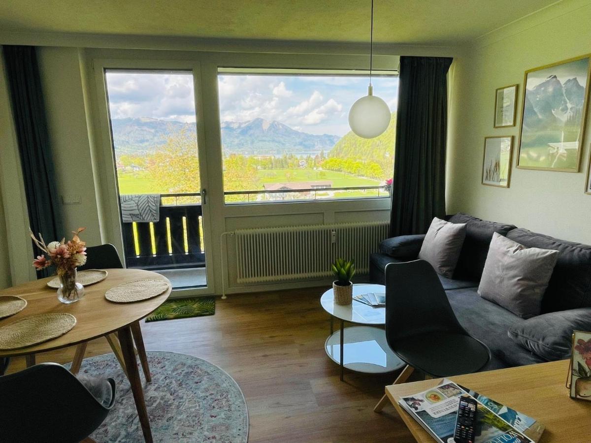 Wolfgangsee Seeblickplatzl 220 - Mit Tollem Seeblick! Strobl Buitenkant foto